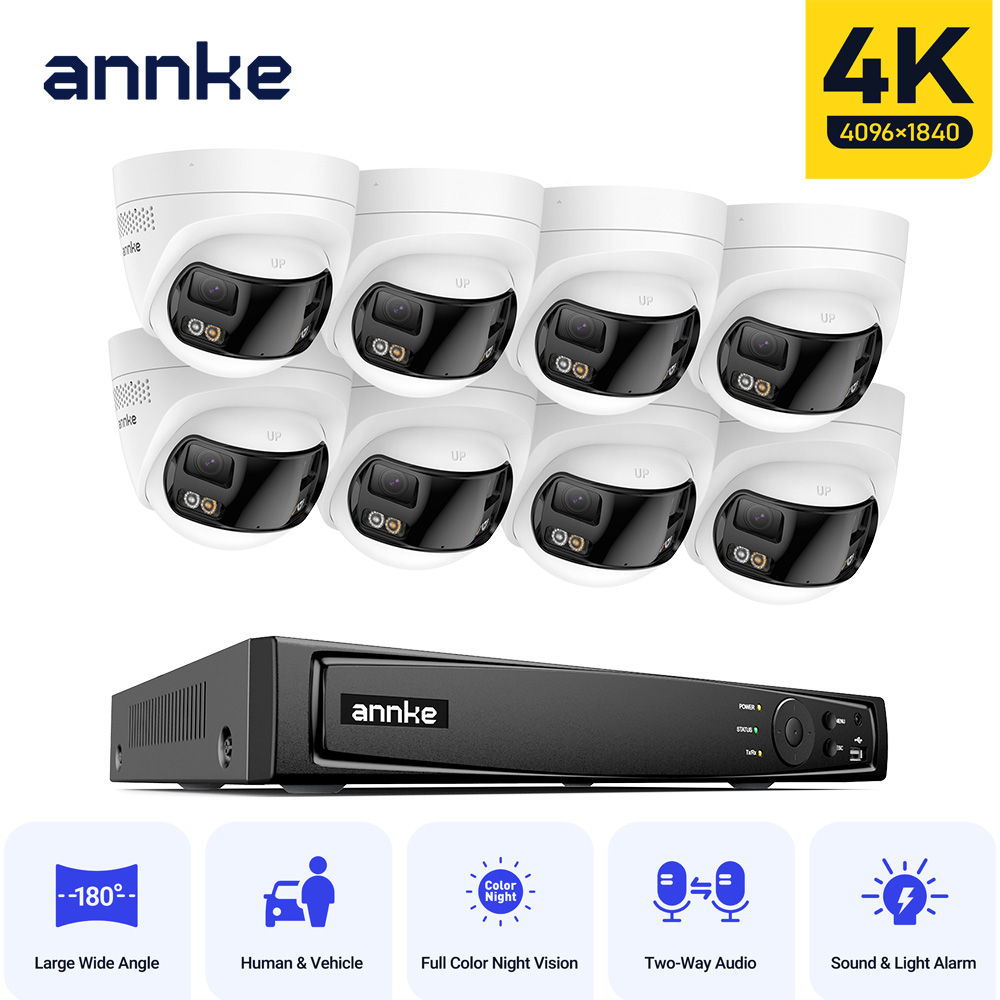 Ip Camera Outdoor 4K - ANNKE Sistema di telecamere di videosorveglianza