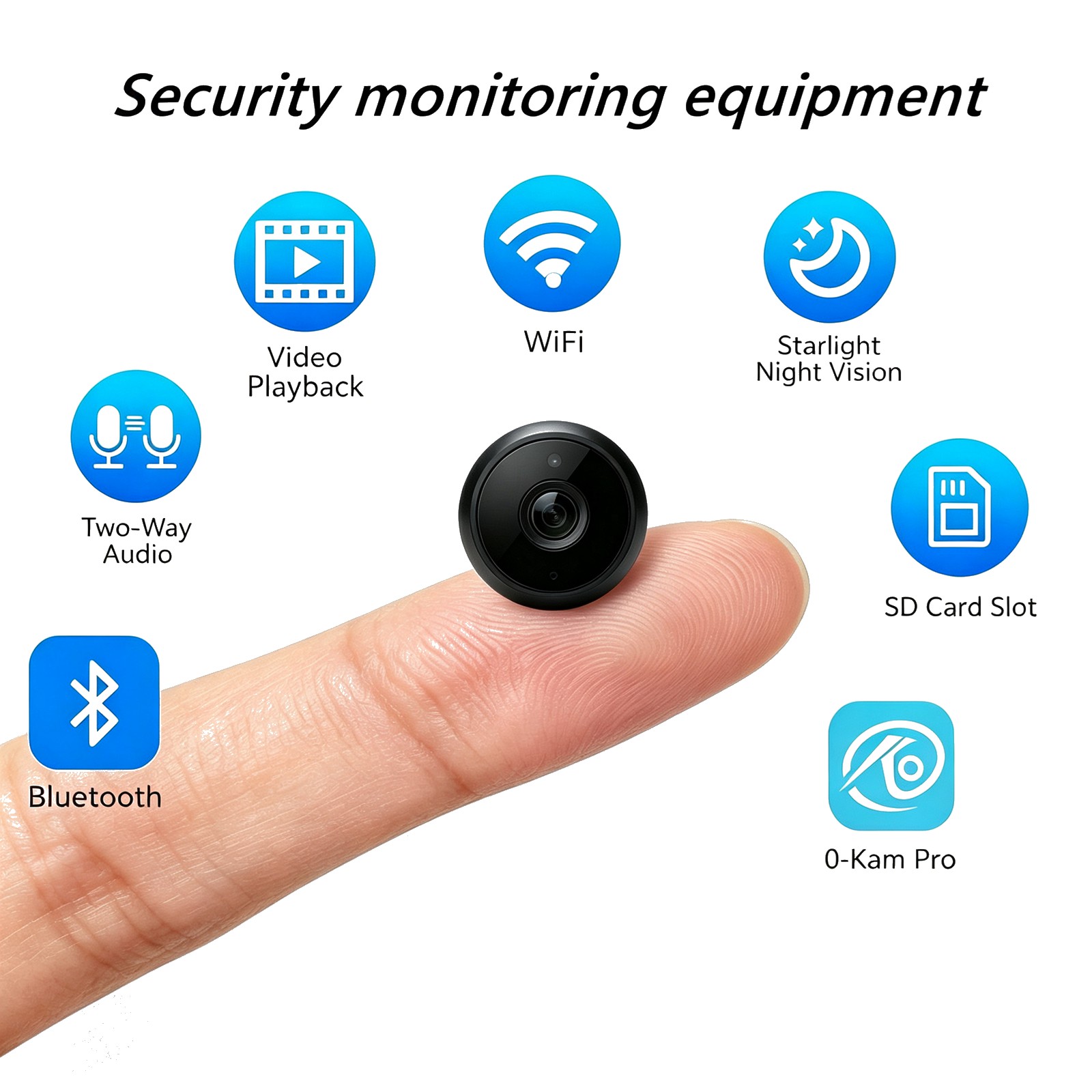 Home Security Video - Kit Completo di Sorveglianza Domestica BU4: