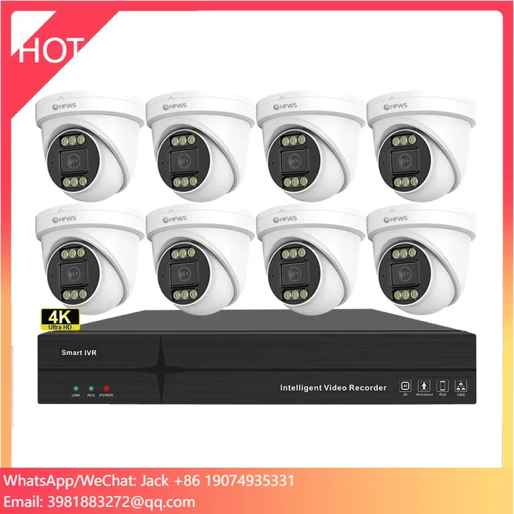 Ip Camera Outdoor 4K - Telecamera IP Dome OEM 8MP 4K