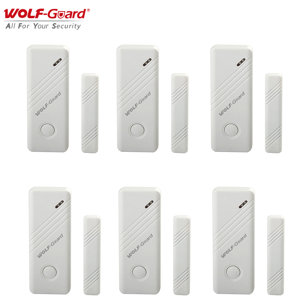 Home Security Guard - 6 x Wolf-Guard Sensore magnetico per