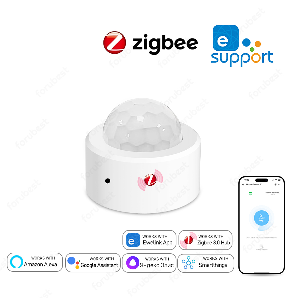 Home Security App - Zigbee 3.0 Sensore di movimento umano