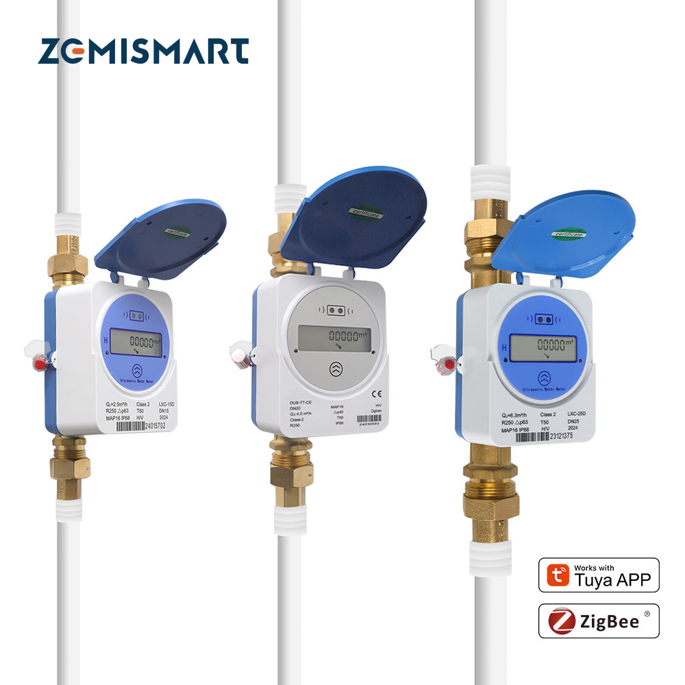 Home Security App - Contatore d'Acqua Intelligente a Ultrasuoni Zemismart