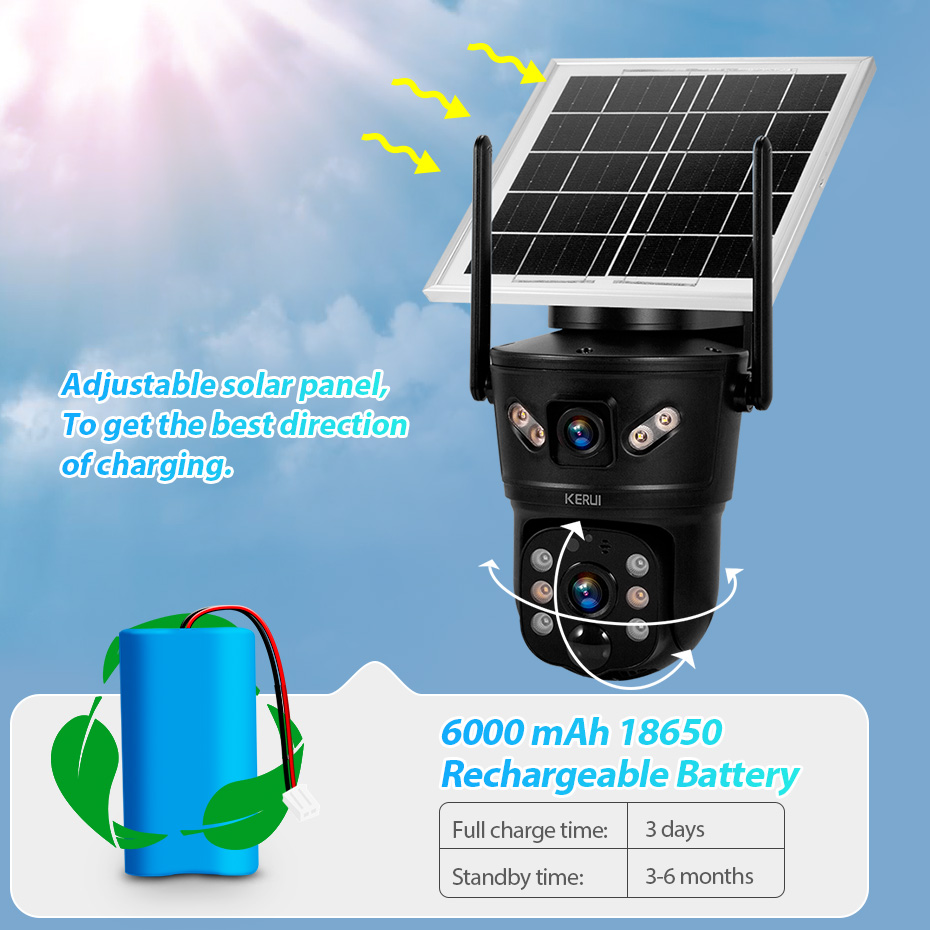 Telecamera Solare KERUI 6MP 4G - Home Security Video recensione e prezzo