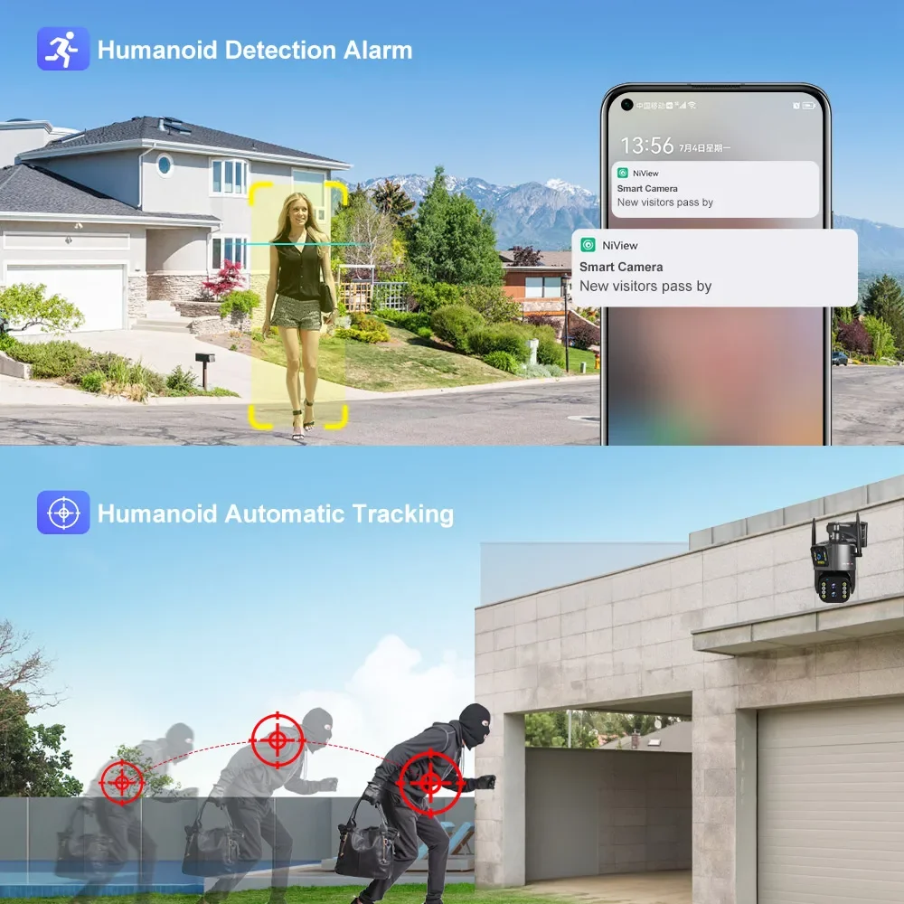 Telecamera PTZ 4G CCTV con Dop - Ip Camera Outdoor 4K recensione e prezzo