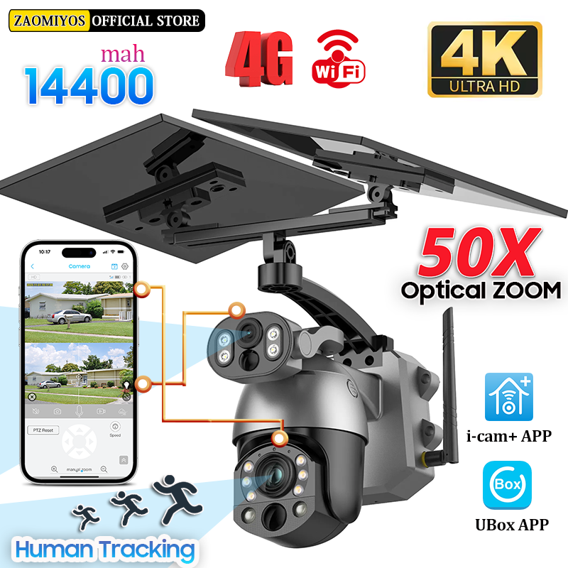 Telecamera solare 4K 50X ZOOM  - Ip Camera Outdoor 4K recensione e prezzo