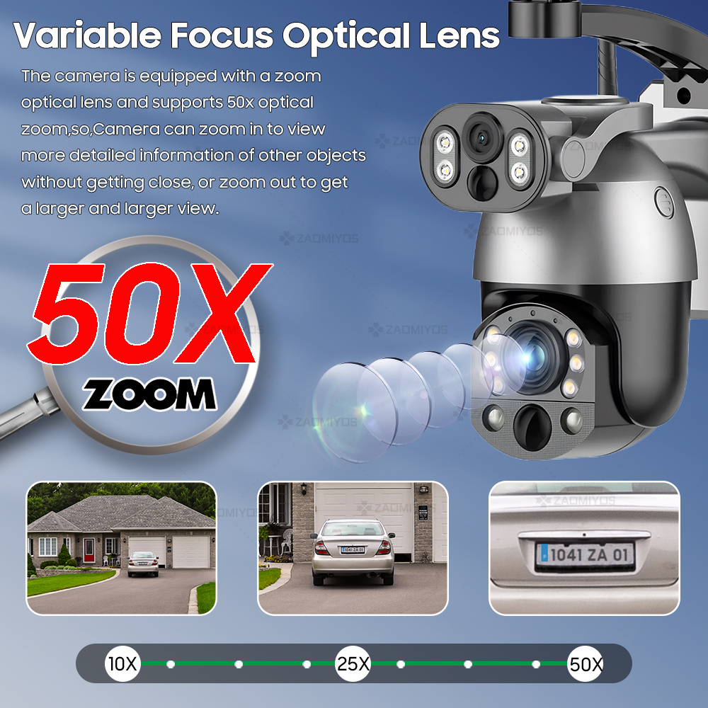 Telecamera solare 4K 50X ZOOM  - Ip Camera Outdoor 4K recensione e prezzo