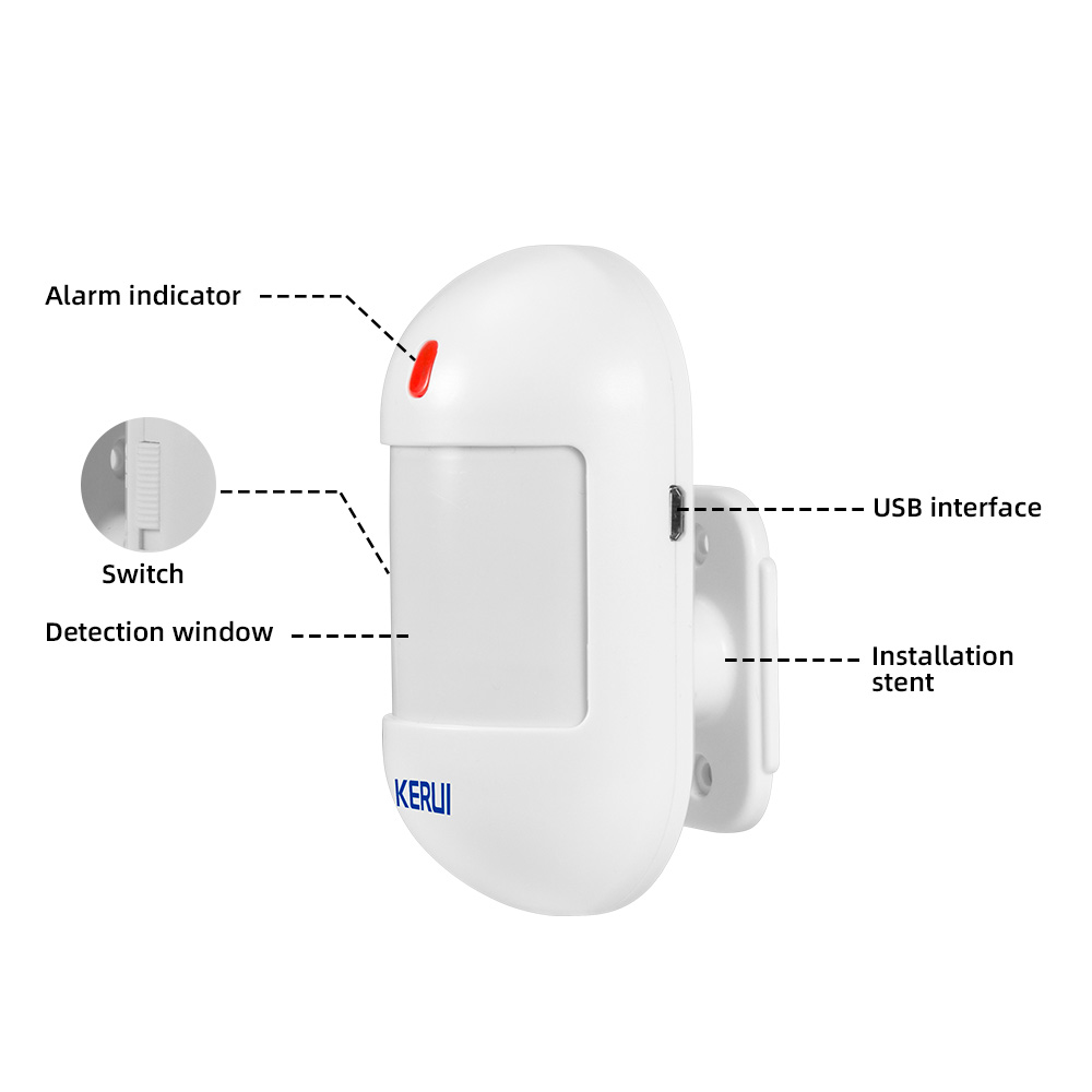 KERUI Allarme rilevatore a inf - Home Security Guard recensione e prezzo