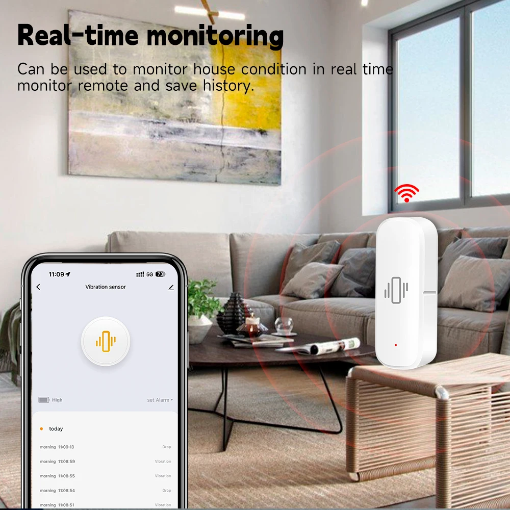 Sensore di Vibrazione Smart Wi - Home Security App recensione e prezzo