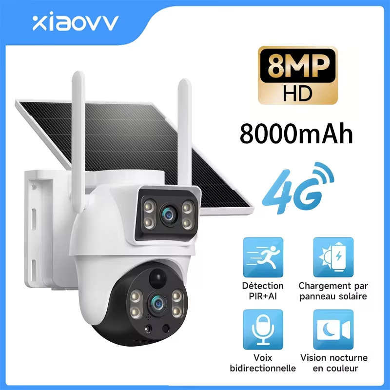 XIAOVV Telecamera IP Solare da - Ip Camera Outdoor 4K recensione e prezzo