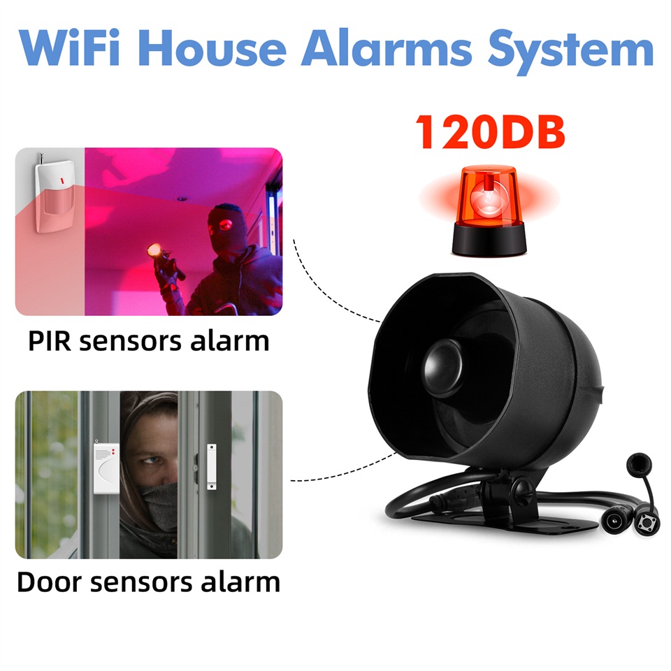 KERUI 120db Sirena Sistema di  - Home Security Technician recensione e prezzo