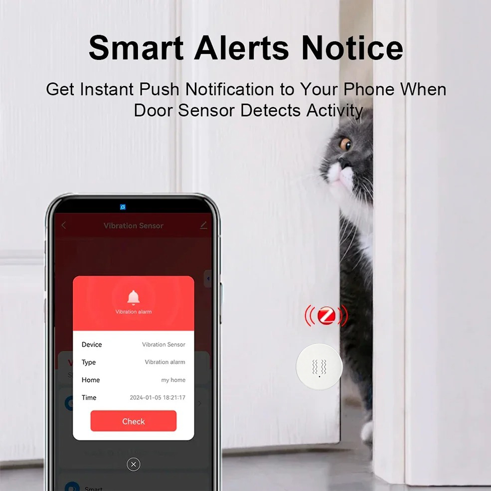 Sensore di Vibrazione Intellig - Home Security App recensione e prezzo