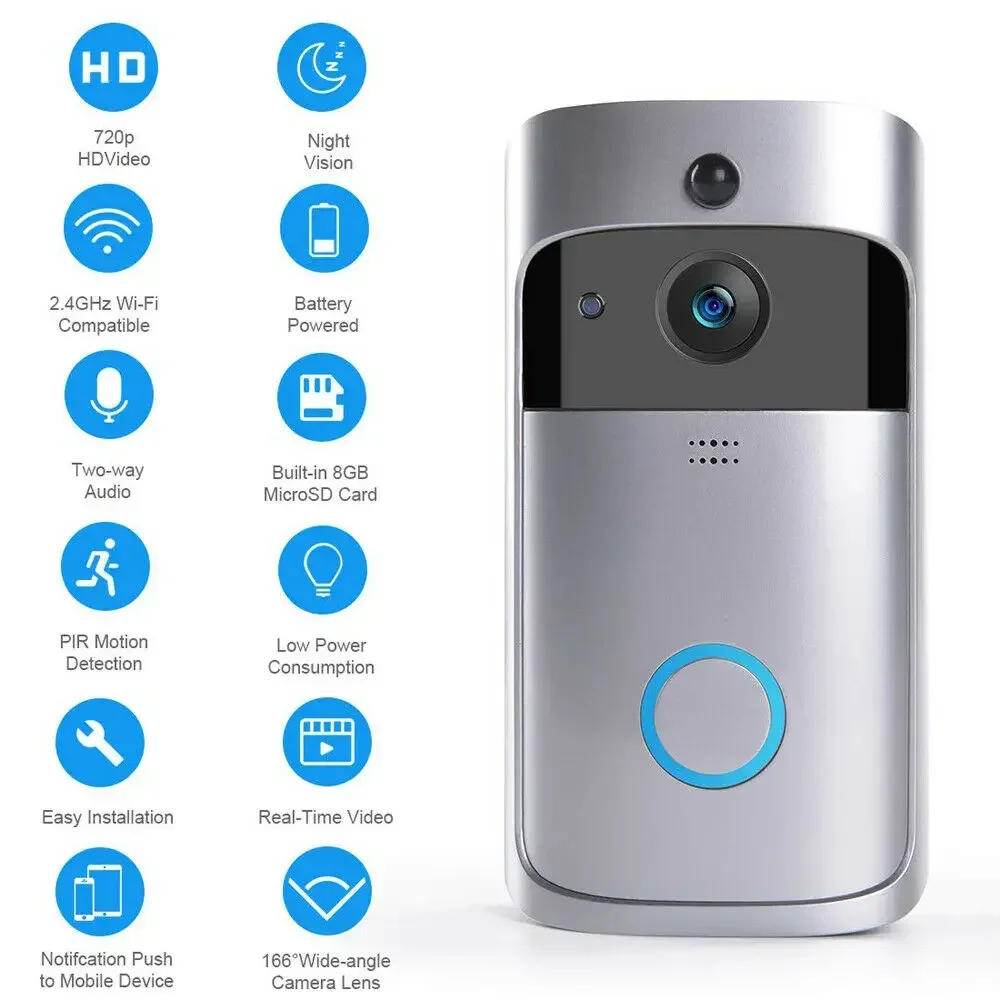 Campanello Wireless WIFI HD 72 - Home Security Video recensione e prezzo