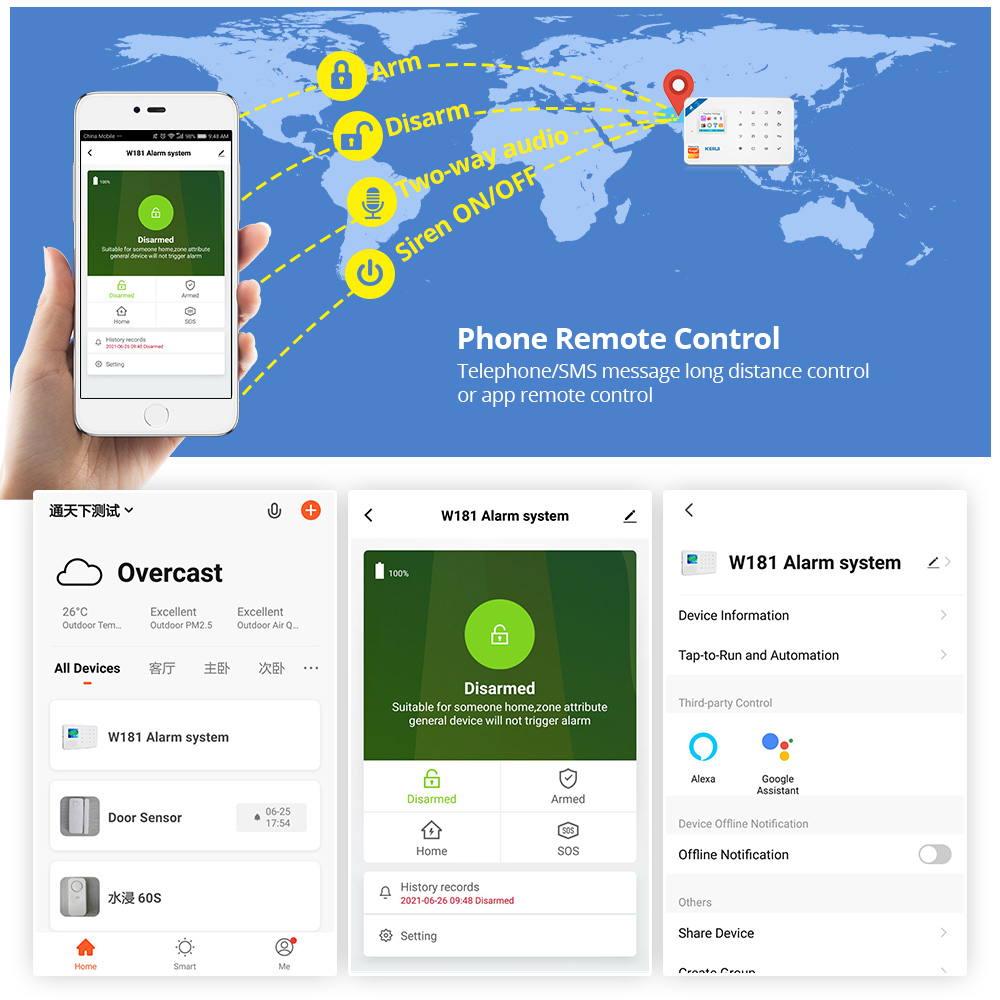KERUI Kit sistema di allarme d - Home Security Technician recensione e prezzo